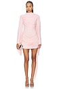 view 1 of 4 ROBE COURTE PERISA in Baby Pink