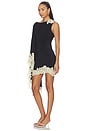 view 3 of 4 ROBE COURTE VETA in Black