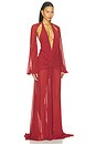 view 2 of 3 Fiorela Maxi Dress in Burnt Red