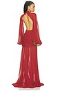 view 4 of 3 Fiorela Maxi Dress in Burnt Red