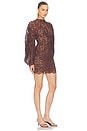 view 2 of 4 Airman Mini Dress in Brown