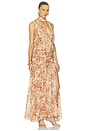 view 2 of 3 ROBE MAXI AZUL  in Cachemira Yellow