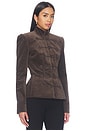 view 2 of 5 Vega Jacket in Chocolate Brown