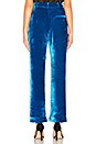 view 3 of 4 Tiger Lily Velvet Trouser in Teal