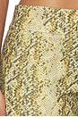 view 7 of 6 Sable Trousers in Serpiente Yellow