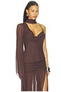 view 4 of 7 Malita Top in Umber Brown