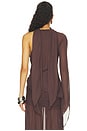 view 6 of 7 Malita Top in Umber Brown