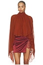 view 1 of 4 Mia Top in Burnt Red