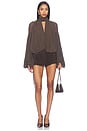 view 1 of 3 Solana Top in Chocolate Brown