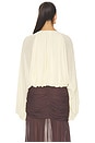 view 4 of 4 Misty Top in Bright Cream