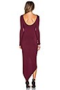 view 3 of 3 ROBE MAXI SAMMY in Merlot