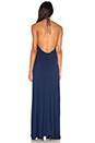 view 3 of 3 MAXIVESTIDO NIKKI in Navy