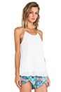 view 2 of 5 DeLacy Hollywood Tank in White