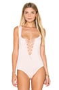 view 2 of 4 Chloe Bodysuit in Washed Pink