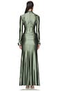 view 3 of 3 Anastasia Dress in Army