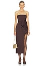 view 1 of 3 Joyce Dress in Chocolate