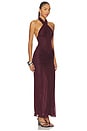 view 2 of 3 Genevieve Dress in Bordeaux