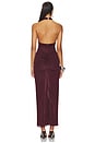 view 3 of 3 Genevieve Dress in Bordeaux