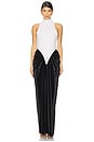 view 1 of 4 Hepburn Maxi Dress in Black & Ivory