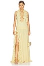 view 1 of 3 VESTIDO ARIELLA in Butter Yellow