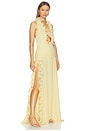 view 2 of 3 VESTIDO ARIELLA in Butter Yellow