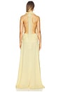 view 3 of 3 VESTIDO ARIELLA in Butter Yellow