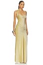 view 2 of 4 Isa Dress in Gold