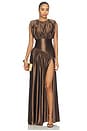 view 1 of 3 ROBE AVALON in Chocolate