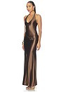 view 2 of 4 ROBE SORAYA in Chocolate