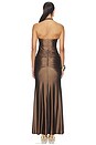 view 3 of 4 ROBE SORAYA in Chocolate