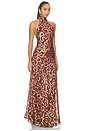 view 2 of 4 ROBE SAHARA in Brown Metallic