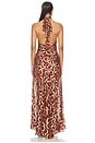 view 3 of 4 ROBE SAHARA in Brown Metallic