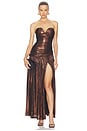 view 1 of 4 Riya Dress in Bronze