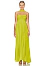 view 1 of 3 Dapheni Dress in Chartreuse