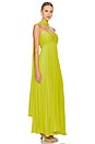 view 2 of 3 Dapheni Dress in Chartreuse
