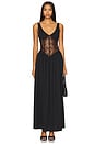 view 1 of 3 ROBE MAXI ELIAH in Black