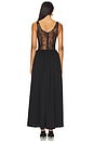 view 3 of 3 ROBE MAXI ELIAH in Black