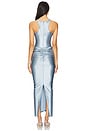 view 3 of 3 Dione Dress in Sapphire