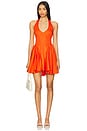 view 1 of 3 Hera Short Dress in Tangerine