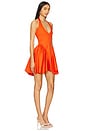 view 2 of 3 Hera Short Dress in Tangerine