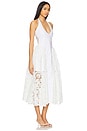 view 2 of 3 Hera Eyelet Long Dress in White