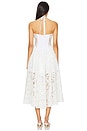 view 3 of 3 Hera Eyelet Long Dress in White