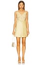 view 1 of 3 Polina Short Dress in Lemon