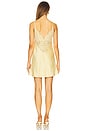 view 3 of 3 Polina Short Dress in Lemon