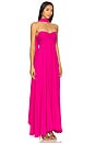view 3 of 4 Daphine Gown in Hot Pink