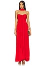 view 1 of 4 Daphine Gown in Red