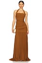 view 1 of 3 Delilah Dress in Terracotta