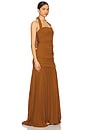 view 2 of 3 Delilah Dress in Terracotta
