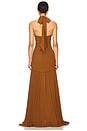 view 3 of 3 Delilah Dress in Terracotta