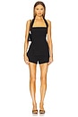 view 1 of 8 CONJUNTO DE SHORTS E BLUSA FRENTE ÚNICA RONNIE in Black